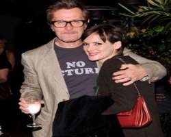 Gary Oldman consuming alcohol
